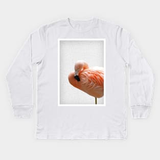 Flamingo 09 Kids Long Sleeve T-Shirt